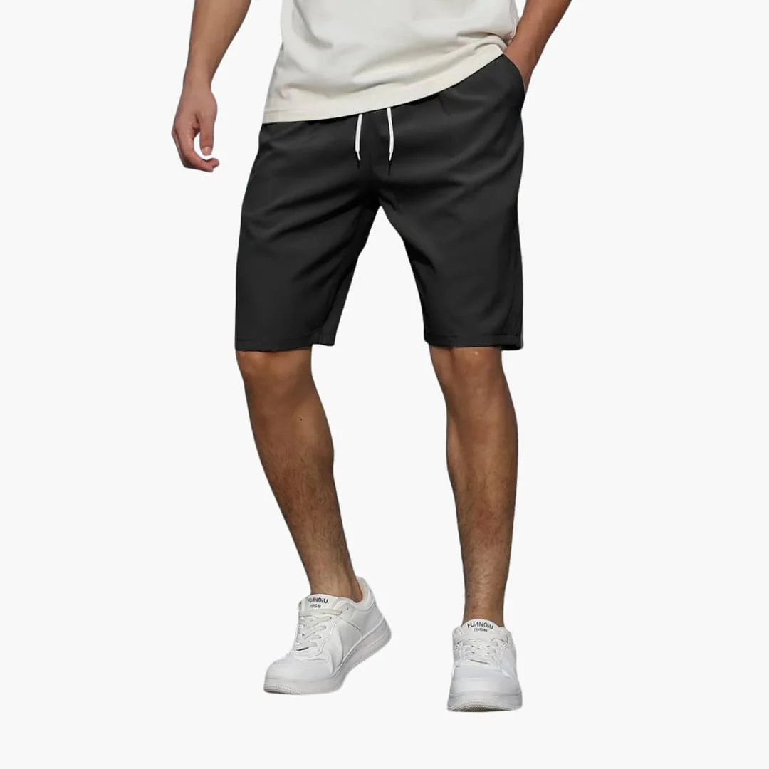 Lässige, knielange Herren-Sommer-Shorts mit Kordelzug - Image 3