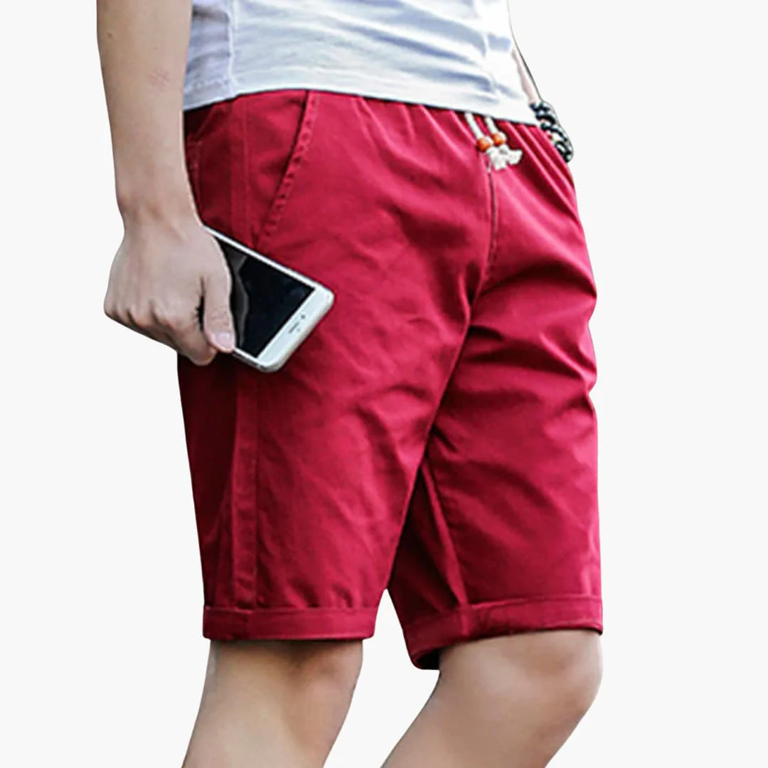 Lässige, knielange Herren-Sommer-Shorts mit Kordelzug - Image 7