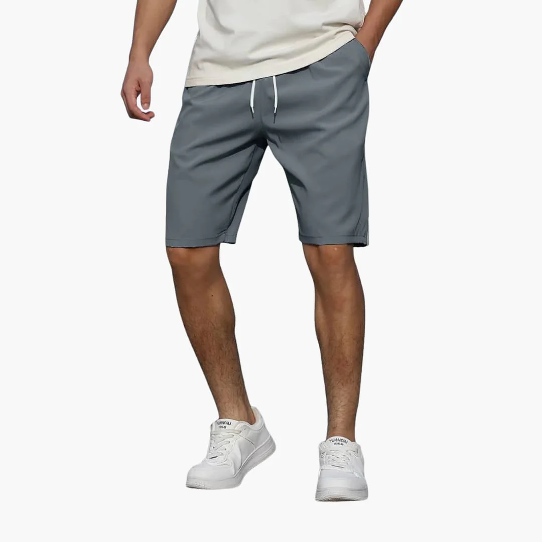 Lässige, knielange Herren-Sommer-Shorts mit Kordelzug - Image 8