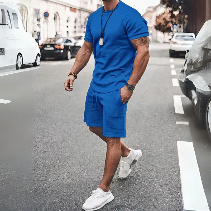 Lässige Shorts und T-Shirt für Herren | Kurzer hose - Image 3