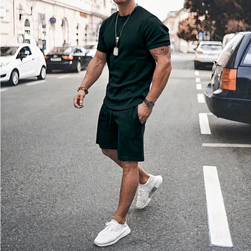 Lässige Shorts und T-Shirt für Herren | Kurzer hose - Image 7