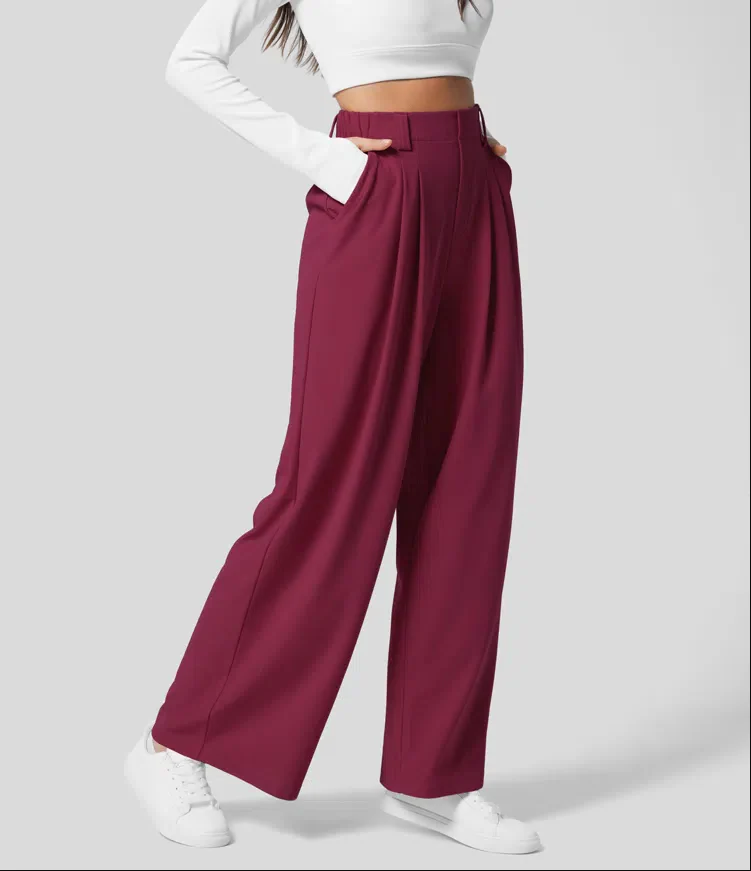 Lässige Slim Fit-Hosen für Damen - Image 8