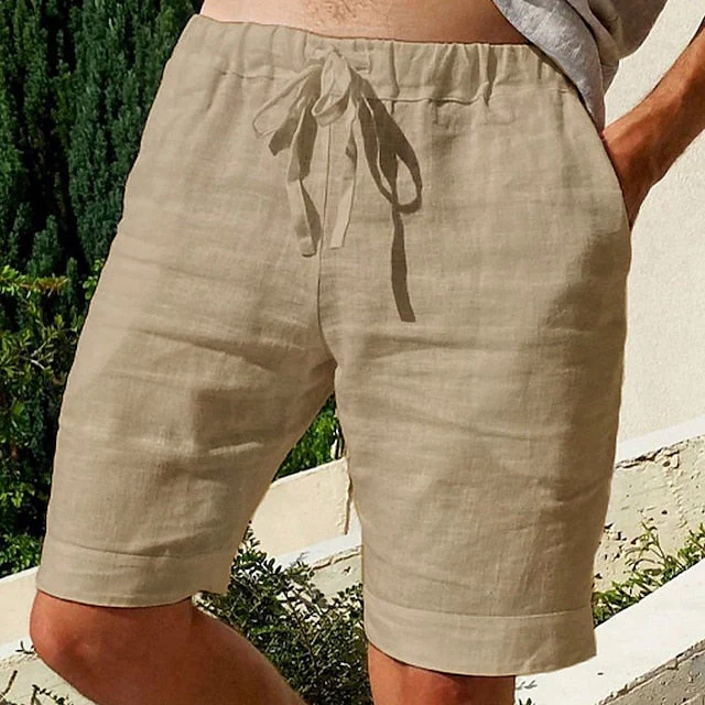 Lässige Sommershorts aus Leinen - Silvanus - Image 3
