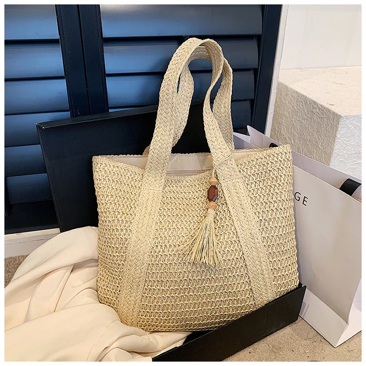Lässige Strohtasche für Damen – Sommer, vielseitig und leicht - Image 2