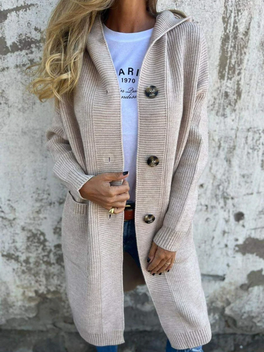 Lässiger langer Strickjacke für Damen | Strick - Image 5