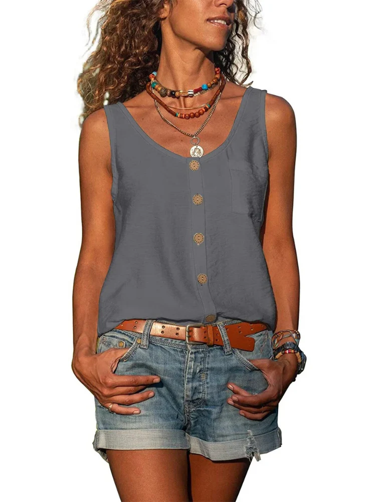 Lässiges ärmelloses Damen-Tanktop | Elegante - Image 2