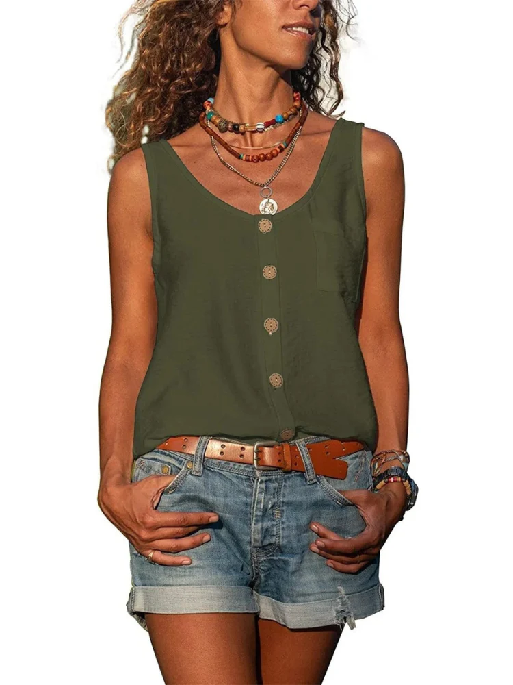Lässiges ärmelloses Damen-Tanktop | Elegante - Image 4
