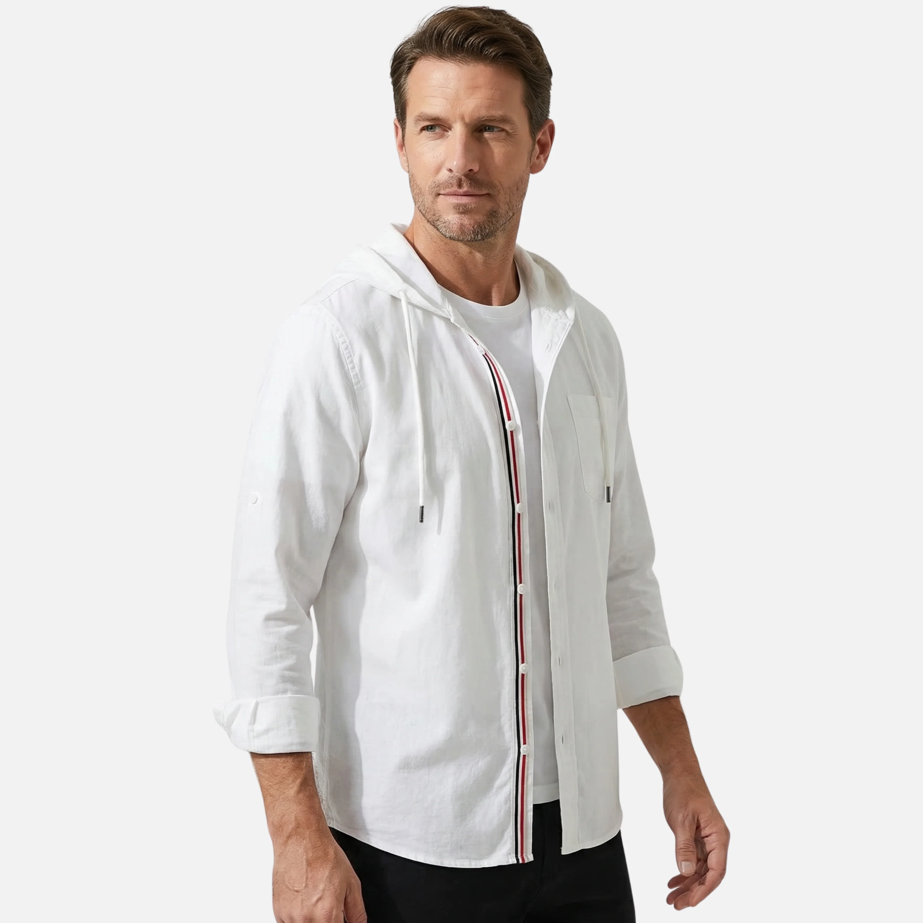 Sven | Herren Lässiges Kapuzen-Sweatshirt Reißverschluss – Zip Hoodie Herren - Image 2