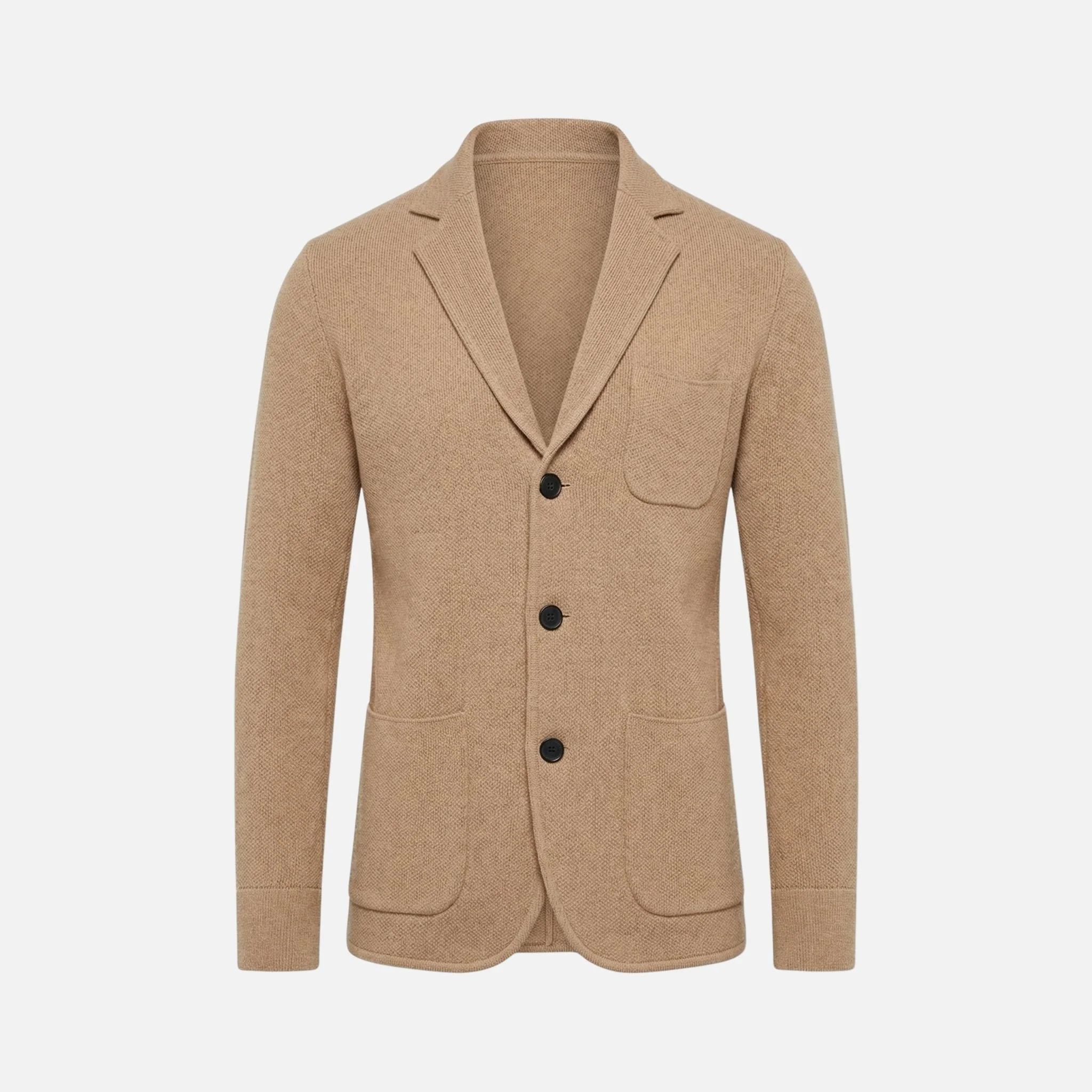 Nils | Herren Lässiges Strick-Sakko Brusttasche – Strick Blazer Herren Casual - Image 11