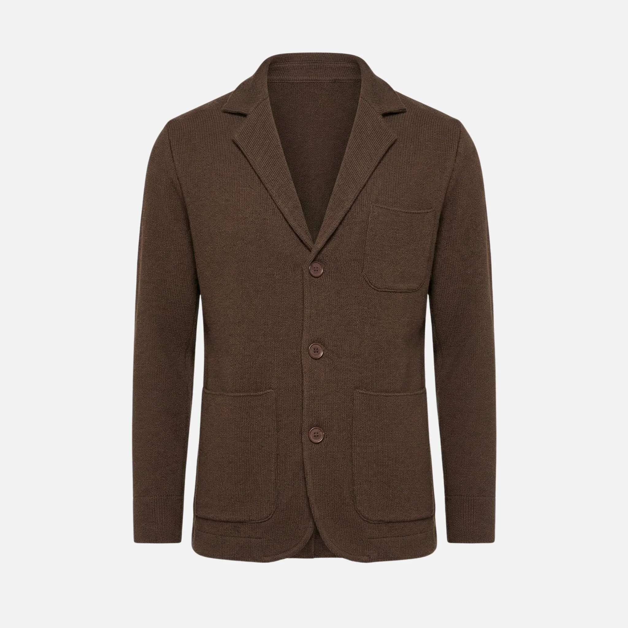 Nils | Herren Lässiges Strick-Sakko Brusttasche – Strick Blazer Herren Casual - Image 7