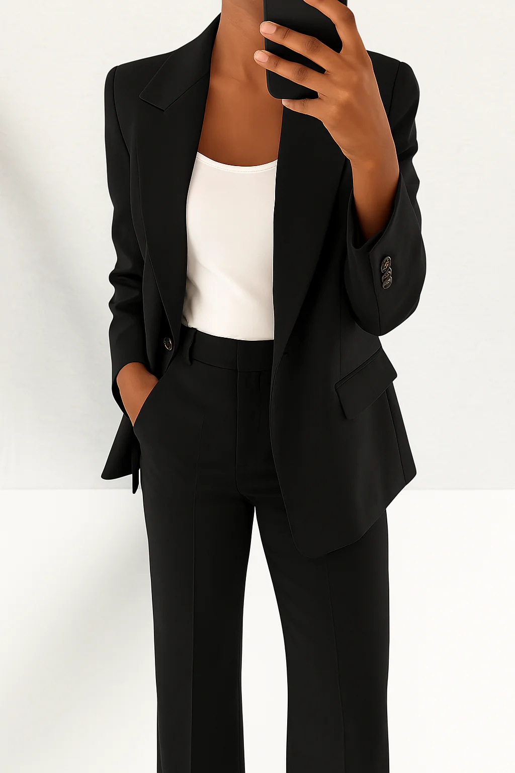 Laura – Moderner klassischer Damen Blazer mit passender Stoffhose - Image 10