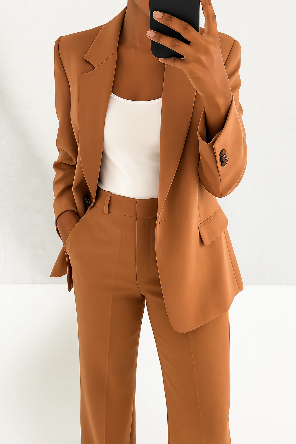 Laura – Moderner klassischer Damen Blazer mit passender Stoffhose - Image 8