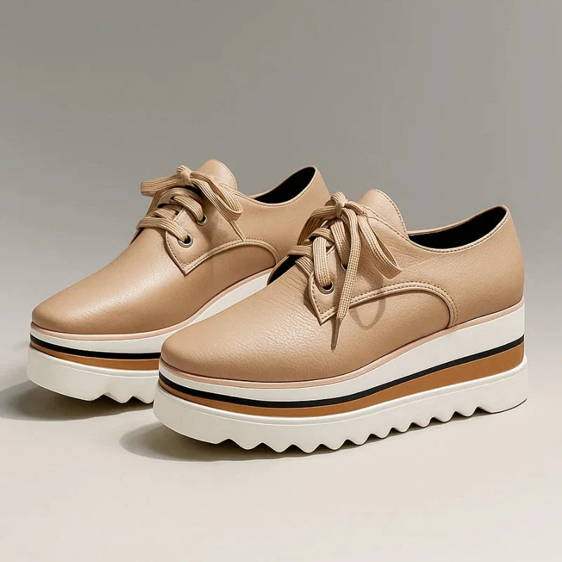 Laura – Modischer Plateau Damen Schnürschuh - Image 5