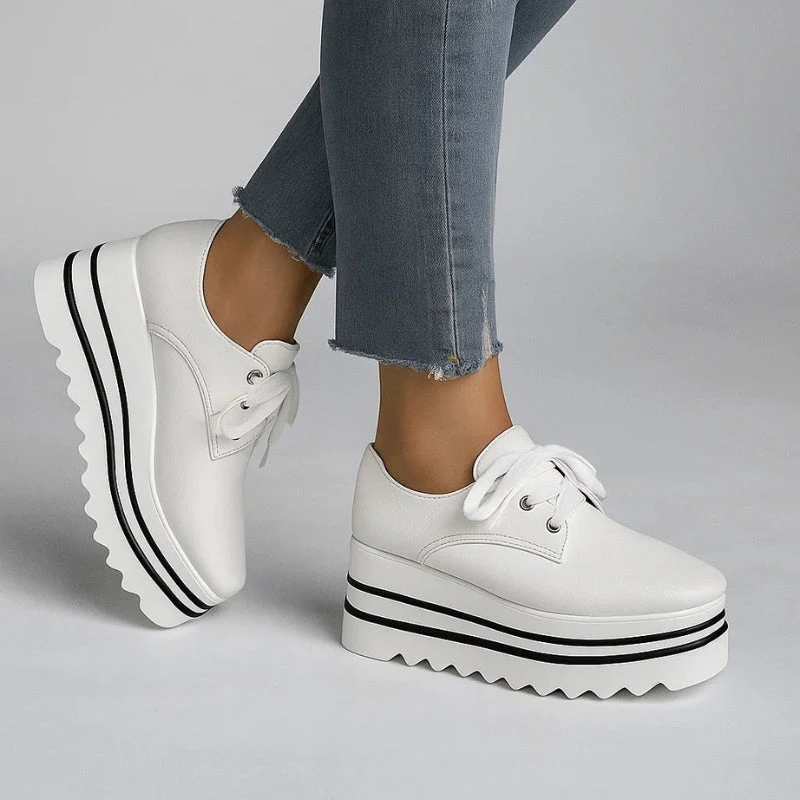 Laura – Modischer Plateau Damen Schnürschuh - Image 6