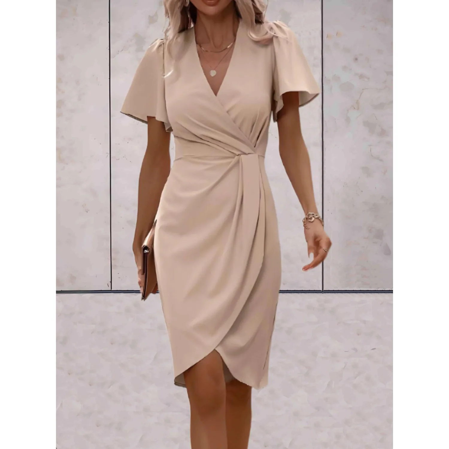 Laura – Sommerchic Drapierter Kleid - Image 5