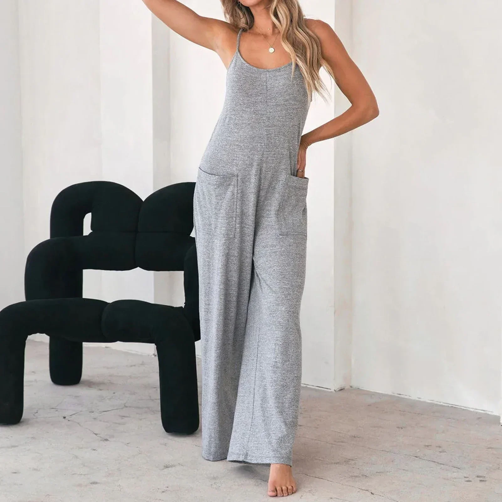 LAUREN - Basic Playsuit ohne Ärmel - Image 3