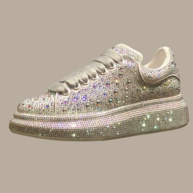 Lauren- Glitzernde Sneaker mit Kristallverzierungen - Image 5