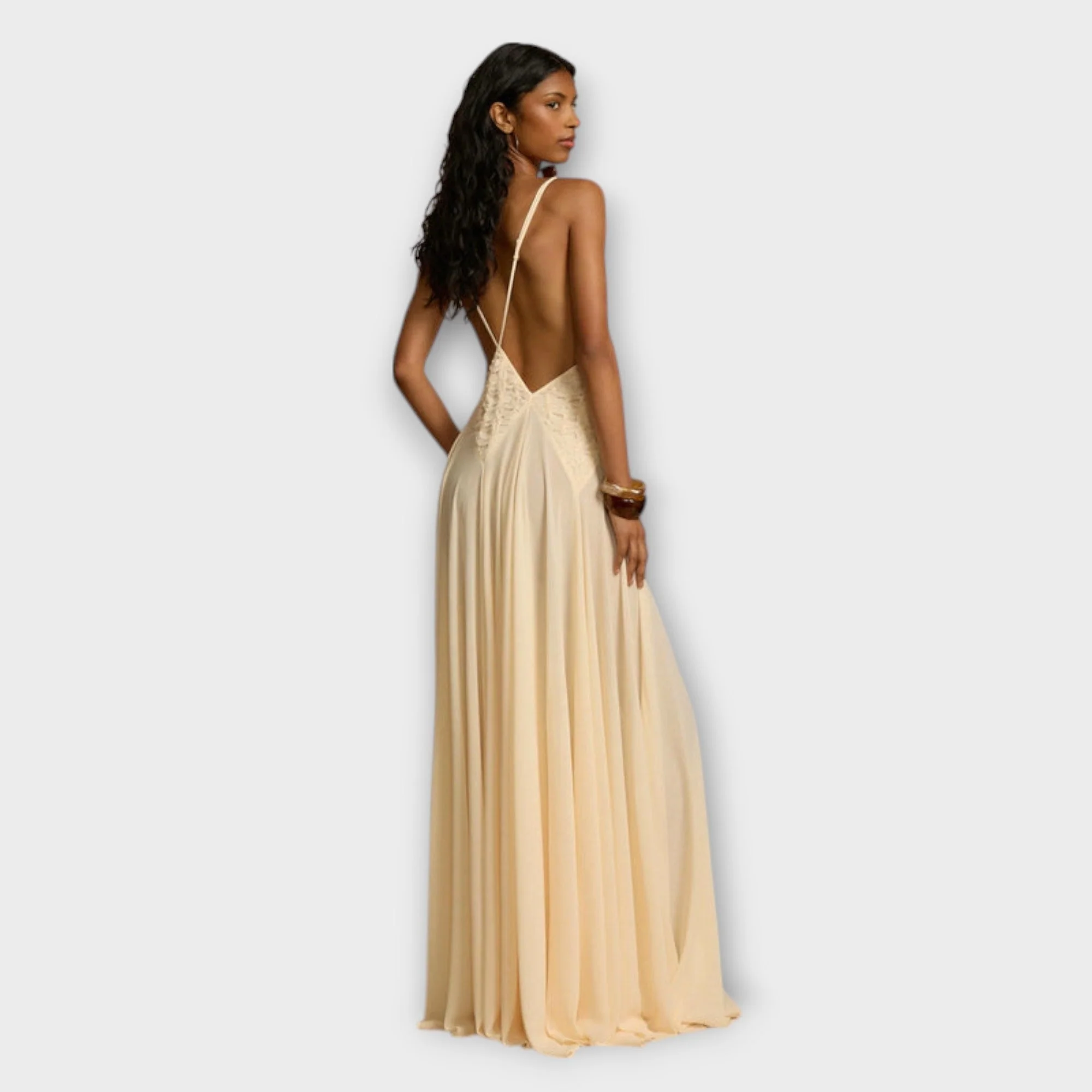 Lavinia - Maxi Dress mit tiefem V-Ausschnitt - Image 2