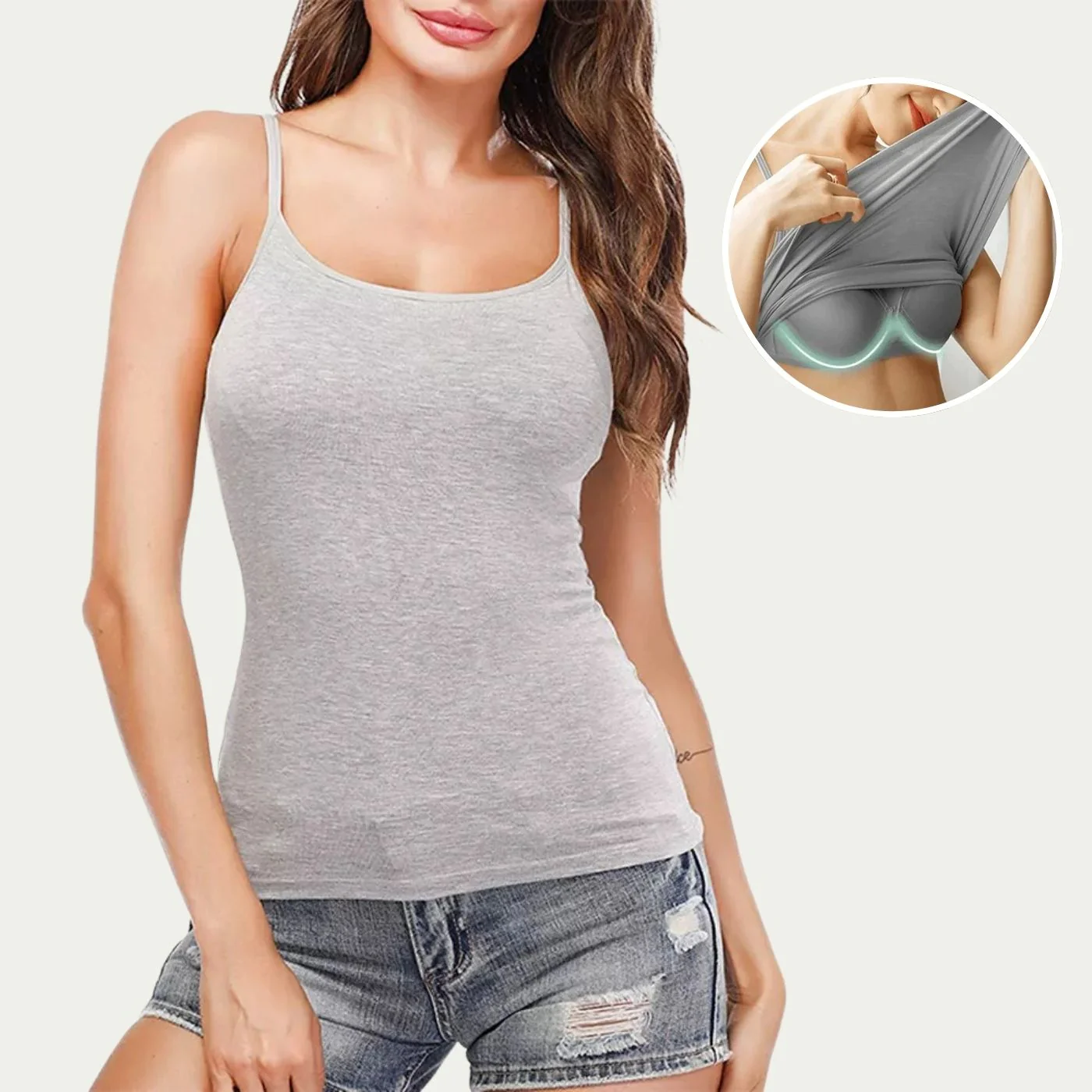 Lea – Figurformendes Tanktop mit Polsterung - Image 5