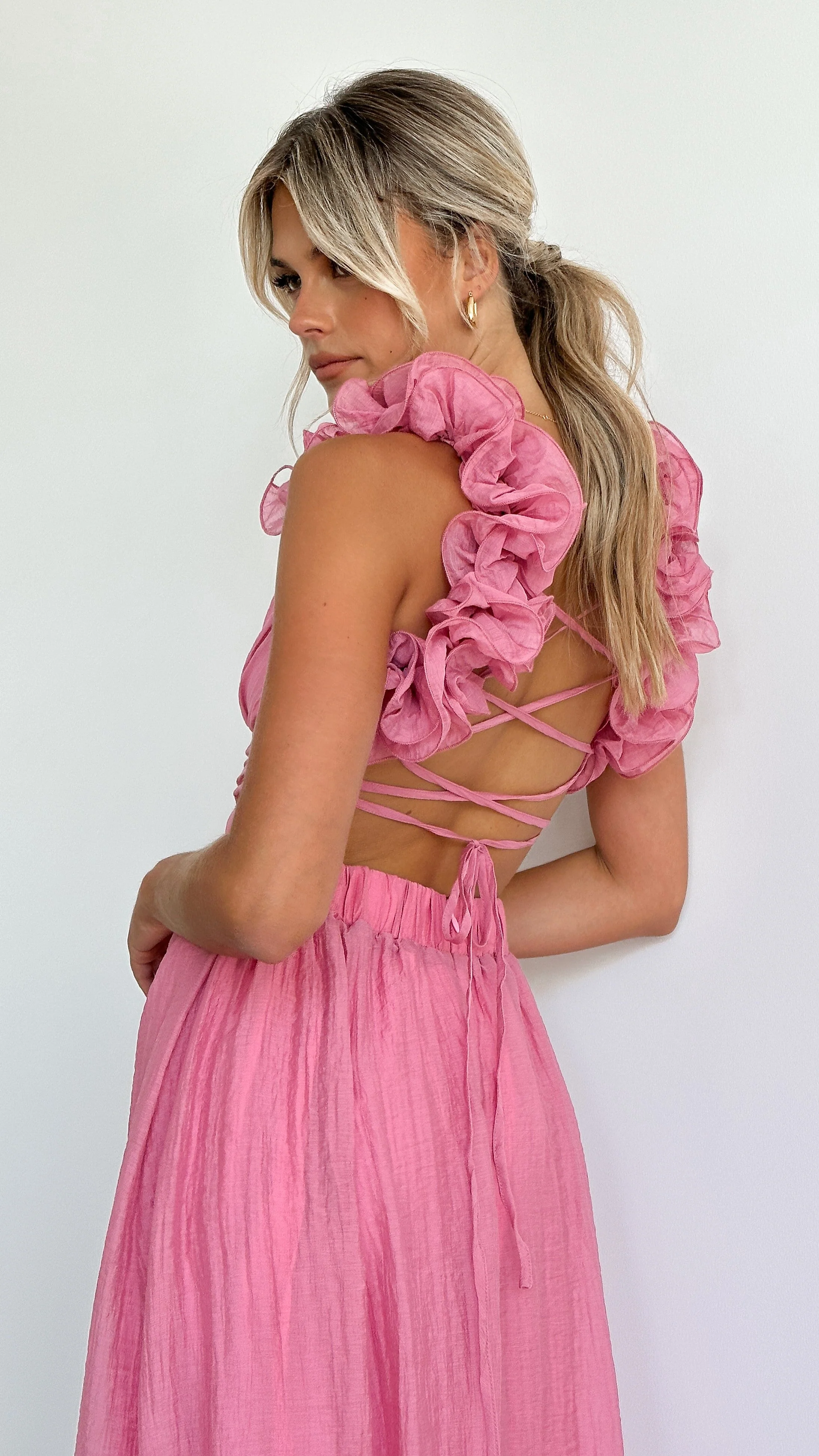 Leah | Elegantes Kleid mit tiefem V-Ausschnitt - Image 8