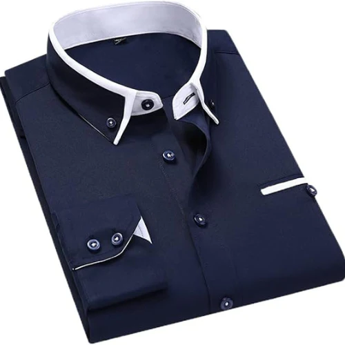 LEAND| Herren Stretch-Hemd mit Langarm – Glatt & Knitterfrei - Image 3