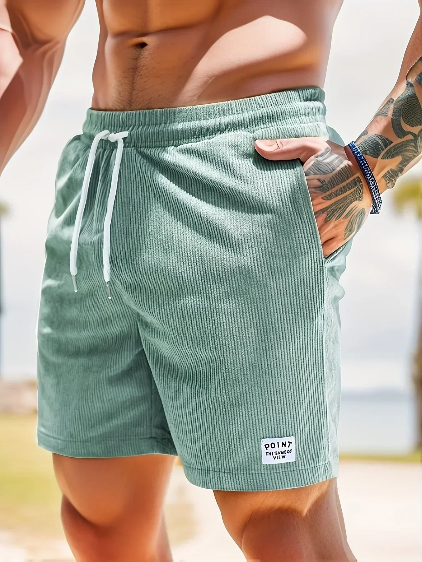 Leandro - Herren Gestreifte Shorts - Image 5