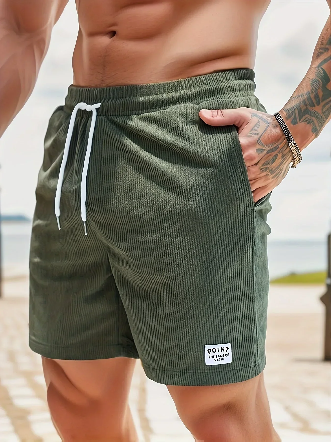 Leandro - Herren Gestreifte Shorts - Image 6