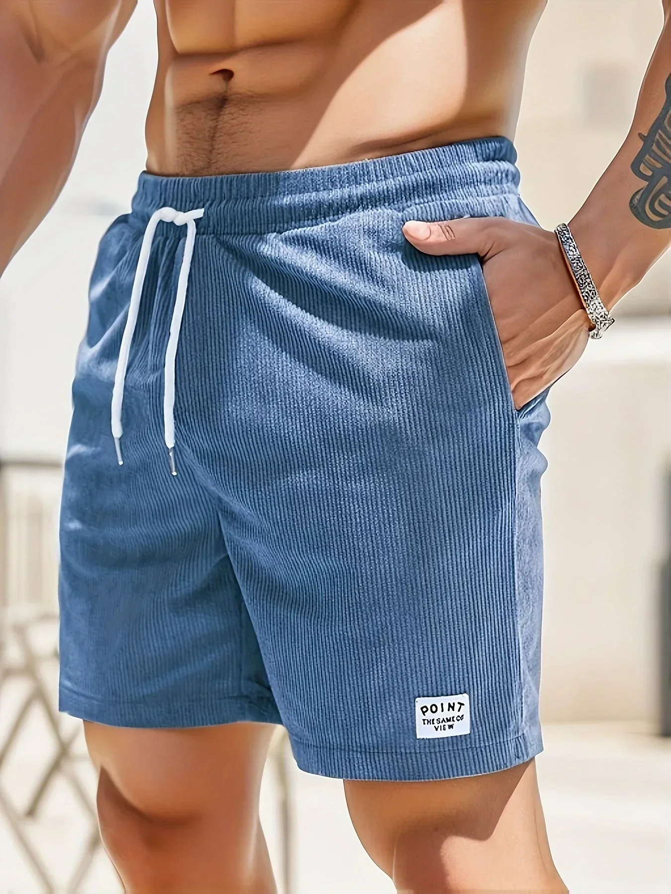 Leandro - Herren Gestreifte Shorts - Image 8