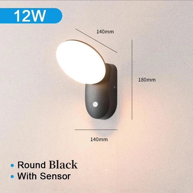 LED Außenwandleuchte mit Bewegungssensor - Image 5
