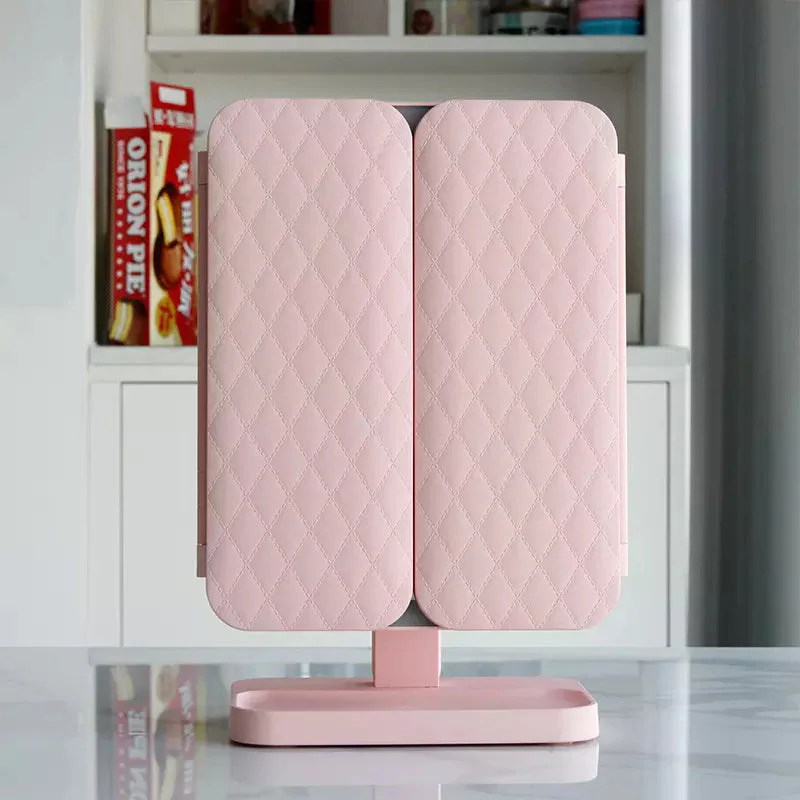 LED Kosmetikspiegel mit 3 Beleuchtungsmodi und Vergrößerung – Faltbar und USB-C Wiederaufladbar, Spiegel zum Schminken - Image 6