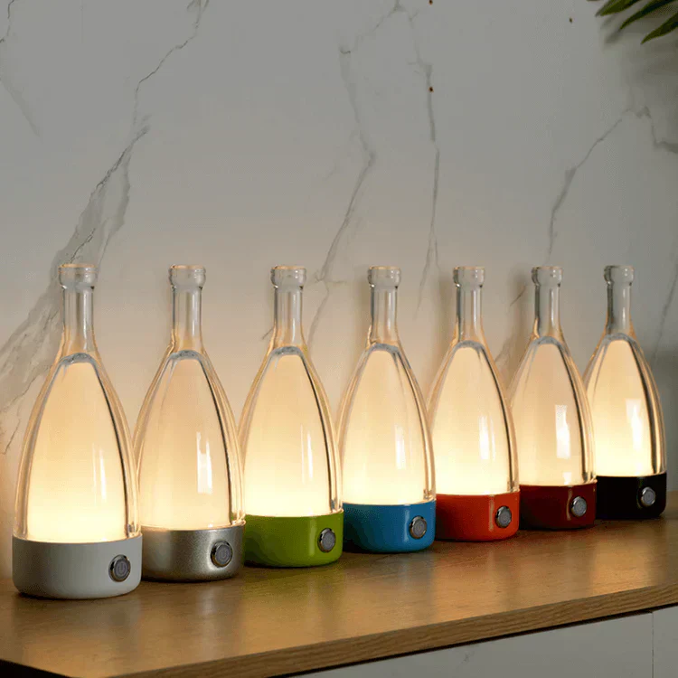 LED Tischlampe in Flaschenform – Wiederaufladbare Designleuchte - Image 12