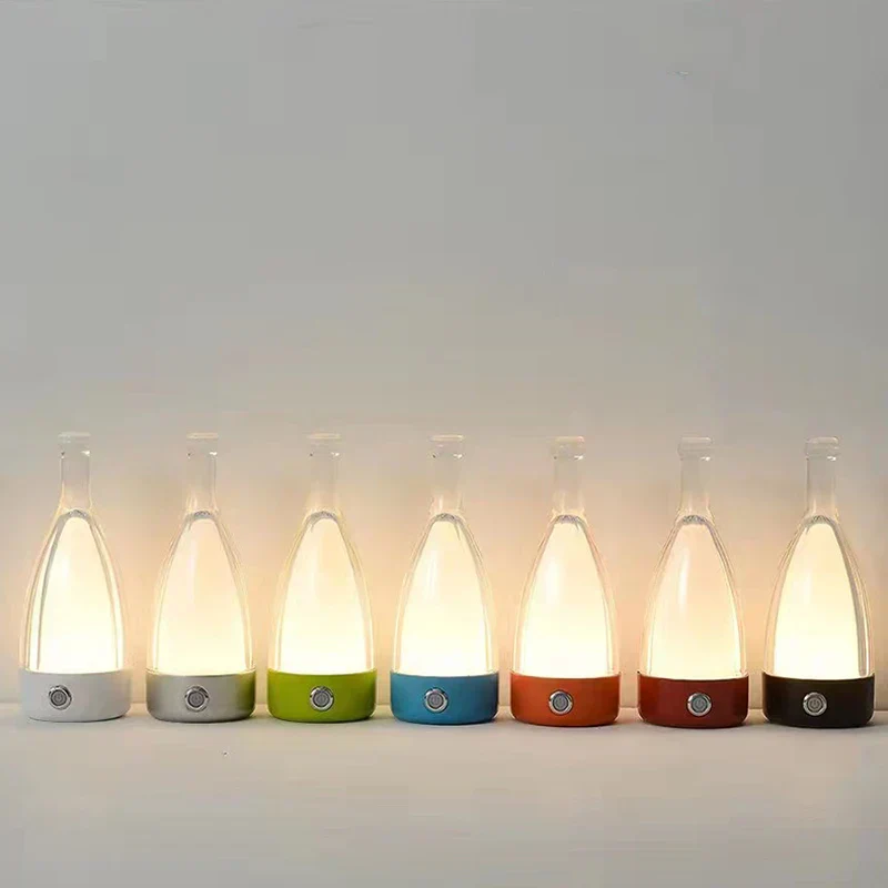 LED Tischlampe in Flaschenform – Wiederaufladbare Designleuchte - Image 13