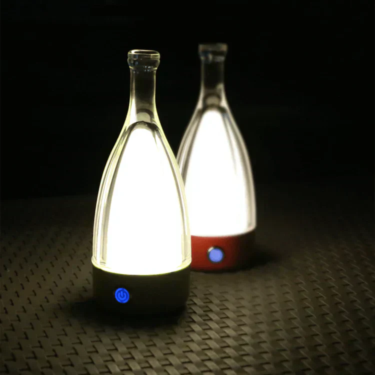 LED Tischlampe in Flaschenform – Wiederaufladbare Designleuchte - Image 5
