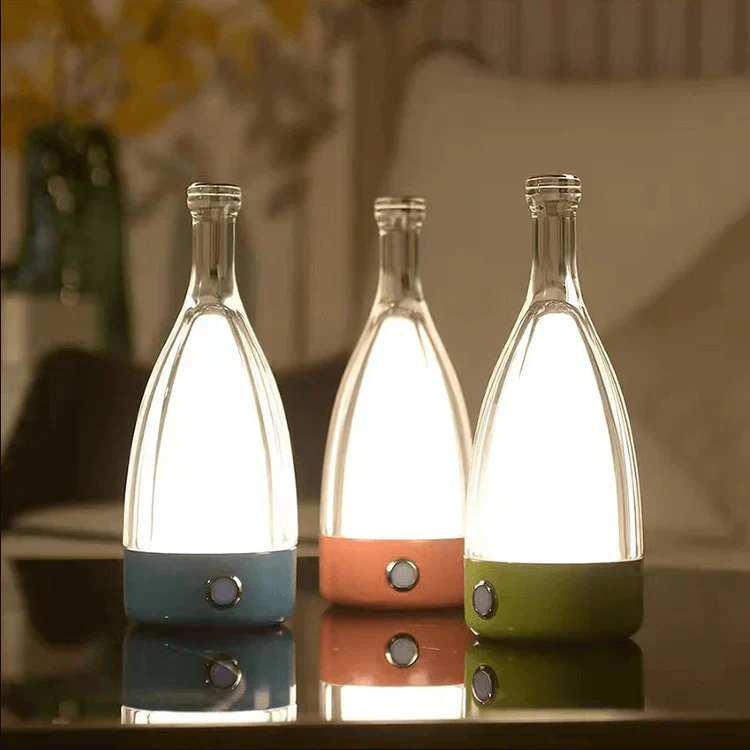 LED Tischlampe in Flaschenform – Wiederaufladbare Designleuchte - Image 7