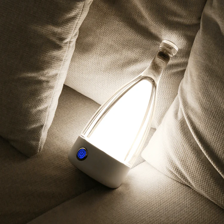 LED Tischlampe in Flaschenform – Wiederaufladbare Designleuchte - Image 8