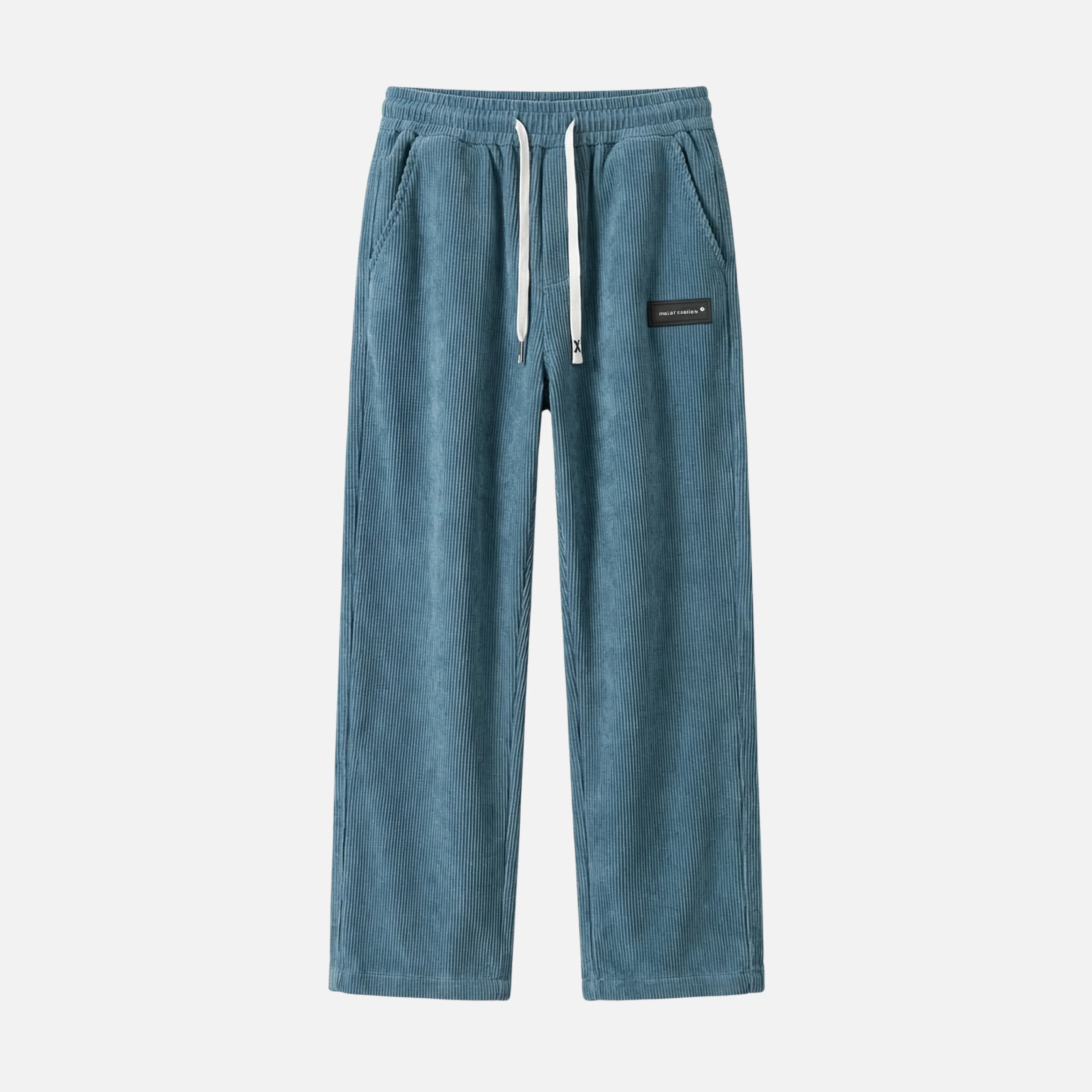 Oskar | Herren Leichte Casual Cordhose Kordelzug Taschen – Cord Hose Herren - Image 8