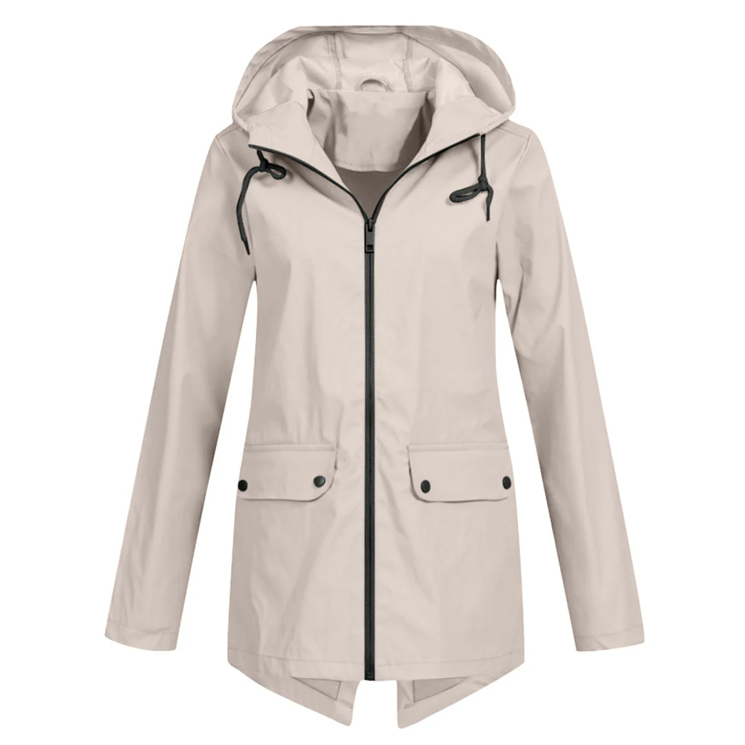 Leichte Regenjacke mit Kapuze für Damen - Image 13