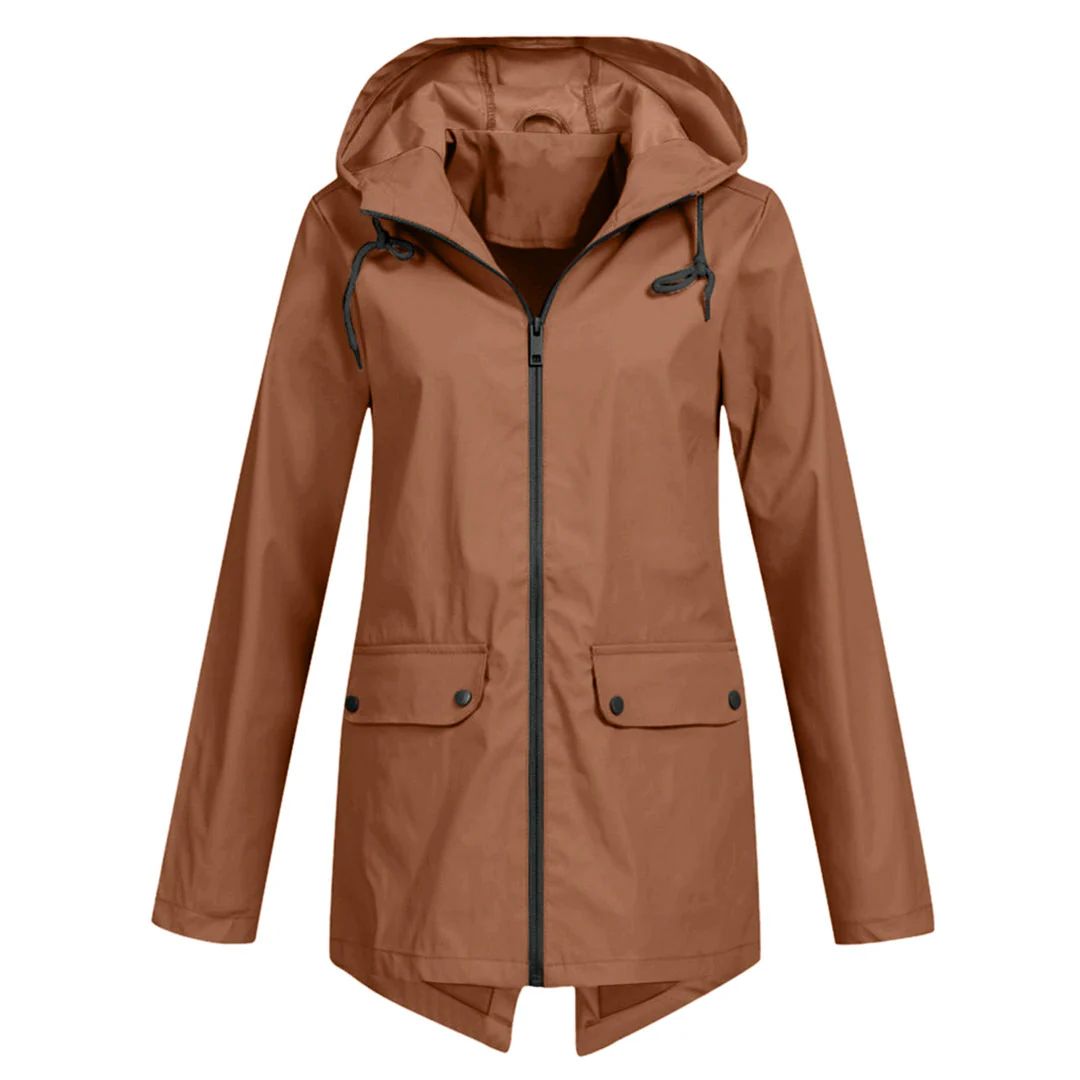 Leichte Regenjacke mit Kapuze für Damen - Image 15
