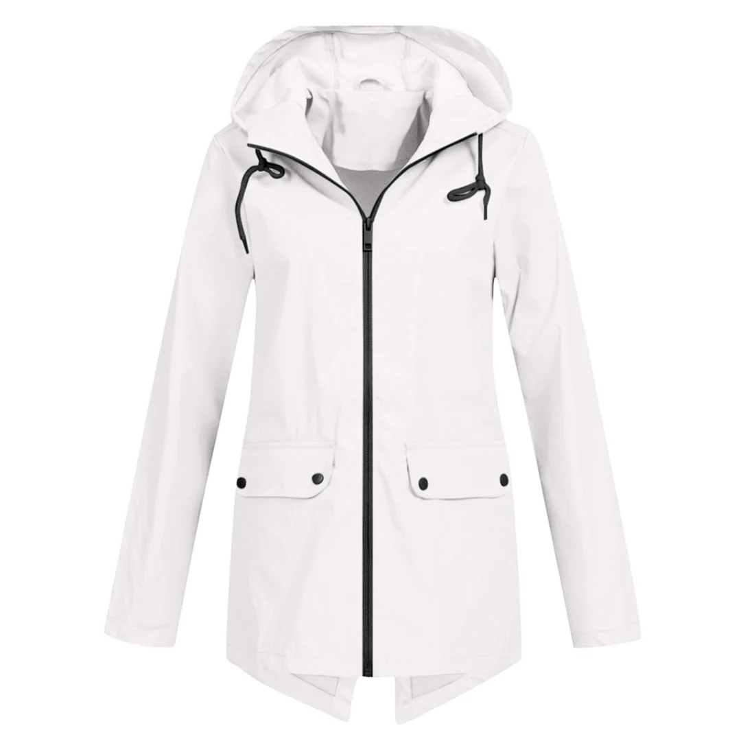 Leichte Regenjacke mit Kapuze für Damen - Image 17