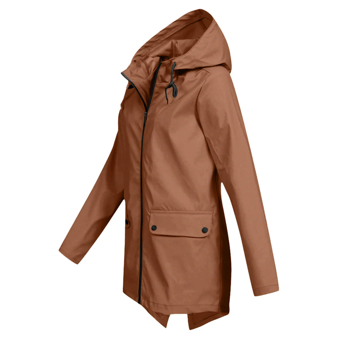 Leichte Regenjacke mit Kapuze für Damen - Image 6