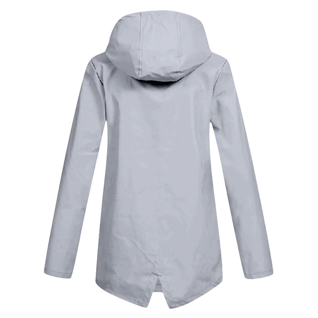 Leichte Regenjacke mit Kapuze für Damen - Image 7