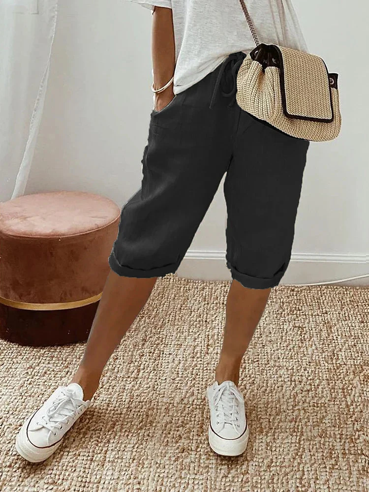 Leichte Sommer-Shorts aus Baumwolle - Malena - Image 2