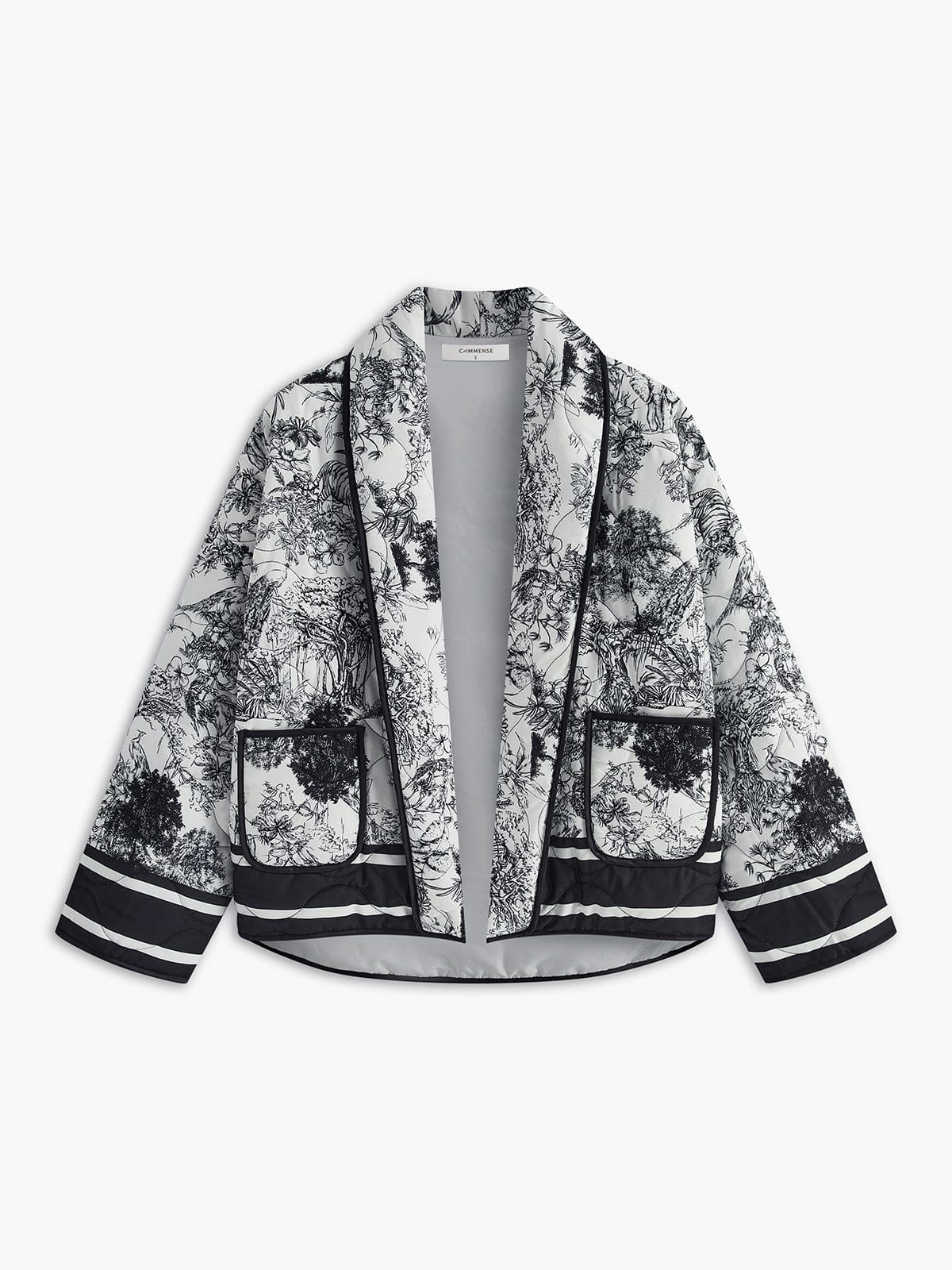 Leichte Sommerjacke mit Kunstvollem Print – Eleganz trifft auf Komfort - Image 6