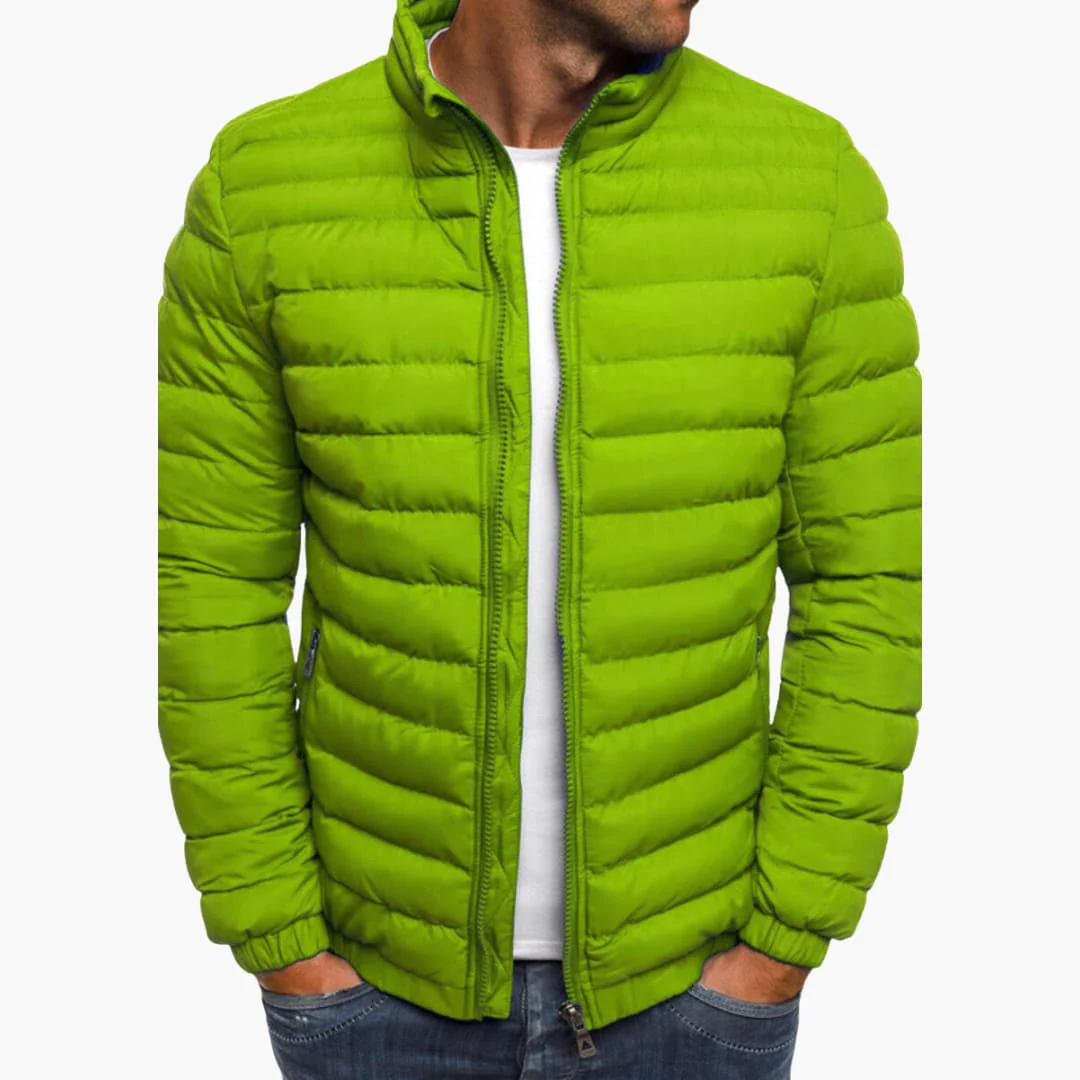 Leichte Steppjacke mit Reißverschluss - Herren Übergangsjacke - Image 3