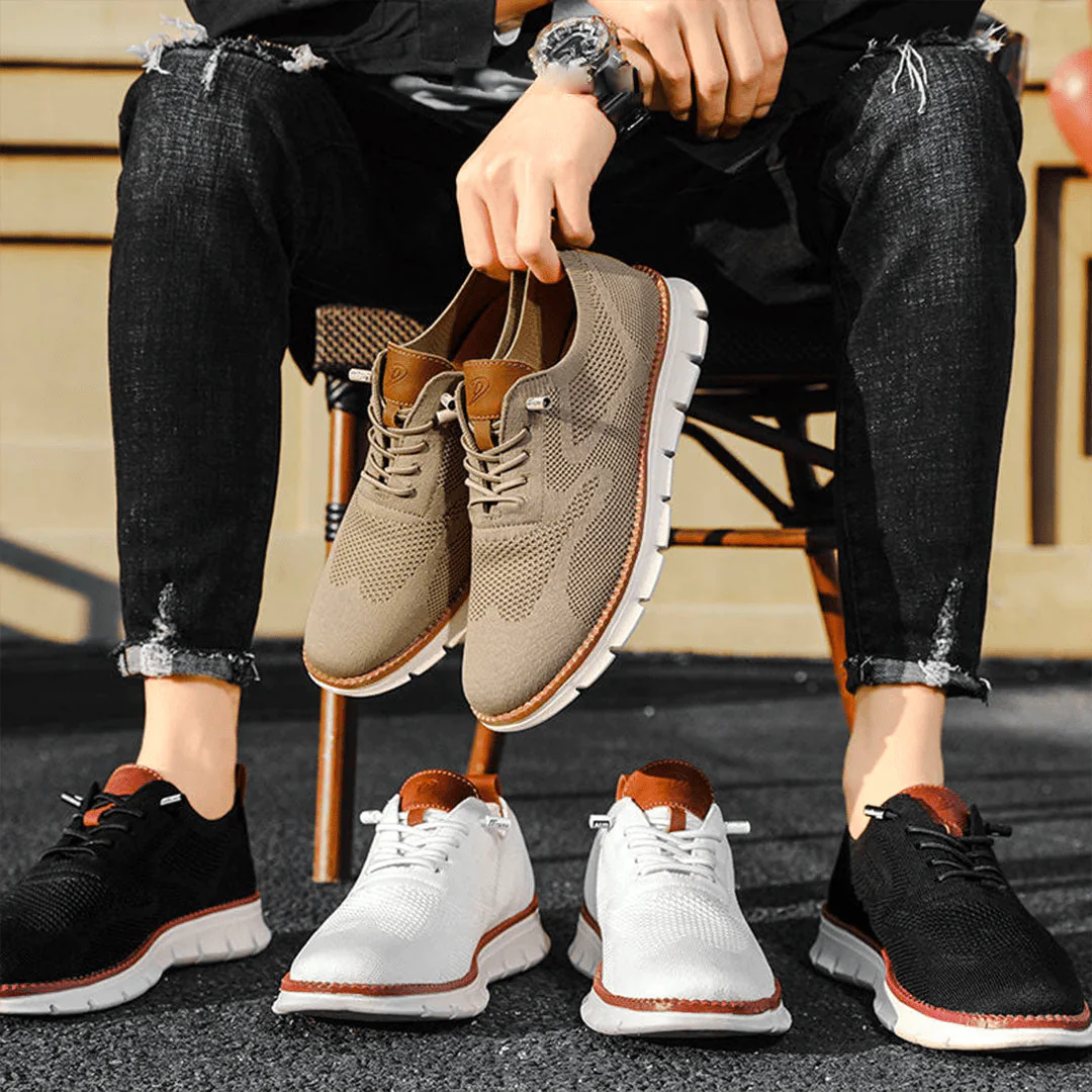 Leichte und atmungsaktive elegante Sneakers für Männer mit Anti-Rutsch-Design - Image 2