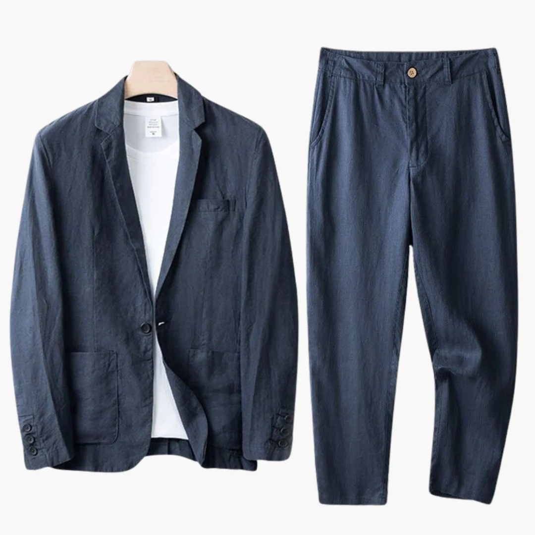 Leichter Sommer Herren Anzug – Sakko mit passender Hose - Image 10