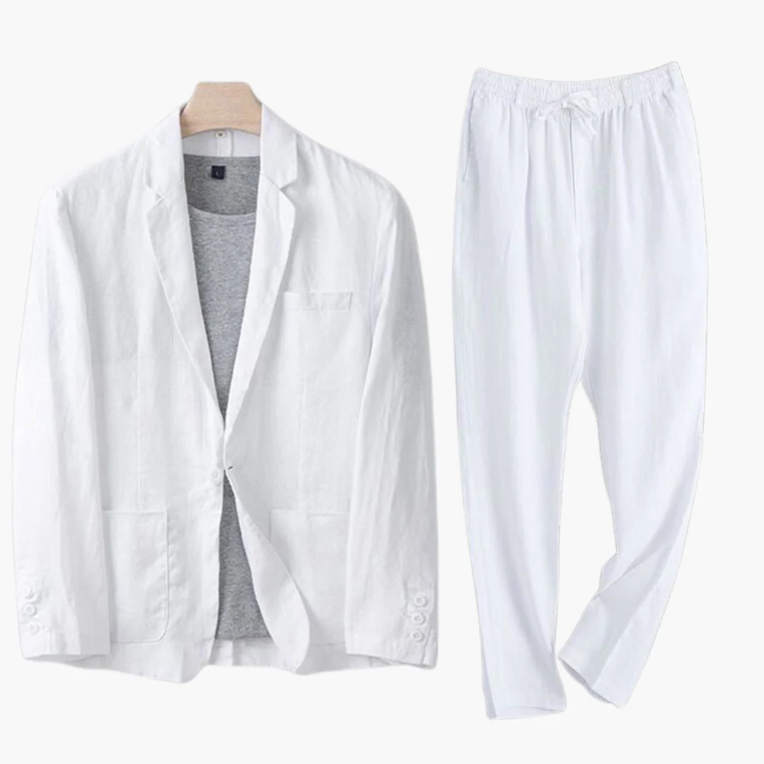 Leichter Sommer Herren Anzug – Sakko mit passender Hose - Image 9