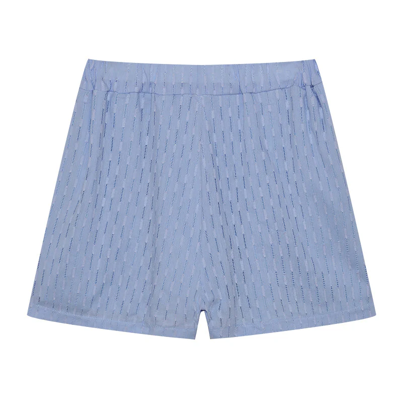 Leichter Zweiteiler aus Baumwollmix – Oversize Bluse & Shorts für Damen - Image 13
