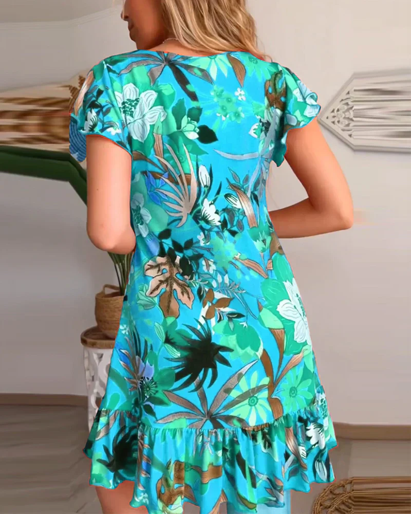 Leichtes Damen Sommerkleid mit Rüschen - Image 10