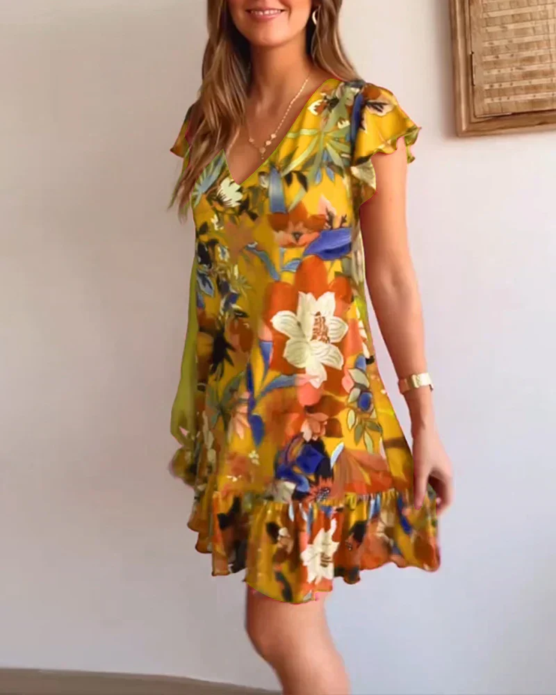 Leichtes Damen Sommerkleid mit Rüschen - Image 14